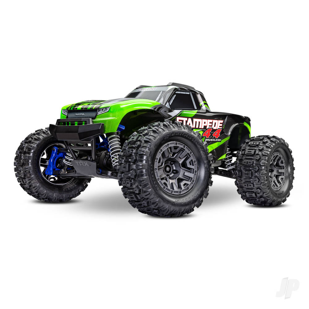 Stampede 4X4 BL-2S 1:10 4WD RTR Brushless Electric Monster Truck Green (+ TQ 2-ch BL-2s 3300kV)