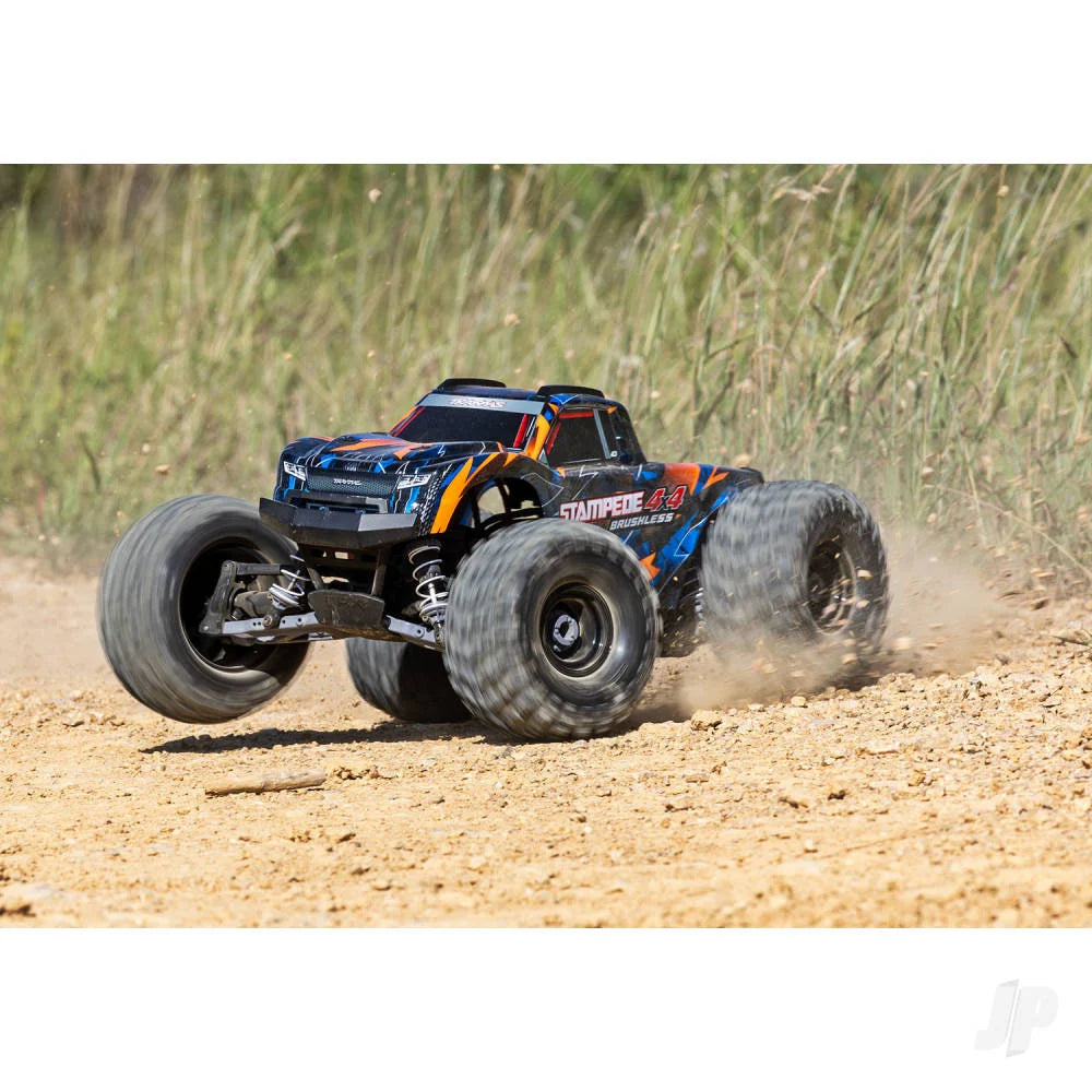 Traxxas Stampede 4WD 1:10 4WD RTR Monster Truck - Orange (+ TQi Sport 2-ch/VX3 V3200 Clipless Body)