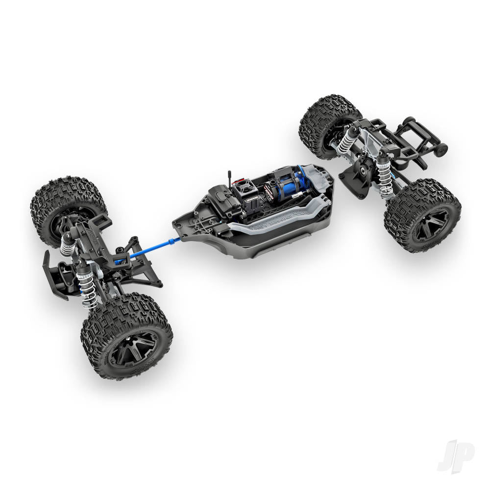 Traxxas Rustler 1:10 4WD RTR Stadium Truck, -Red (+ TQi Sport 2-ch - TSM - VX3 - Velineon V3200 - Clipless Body)