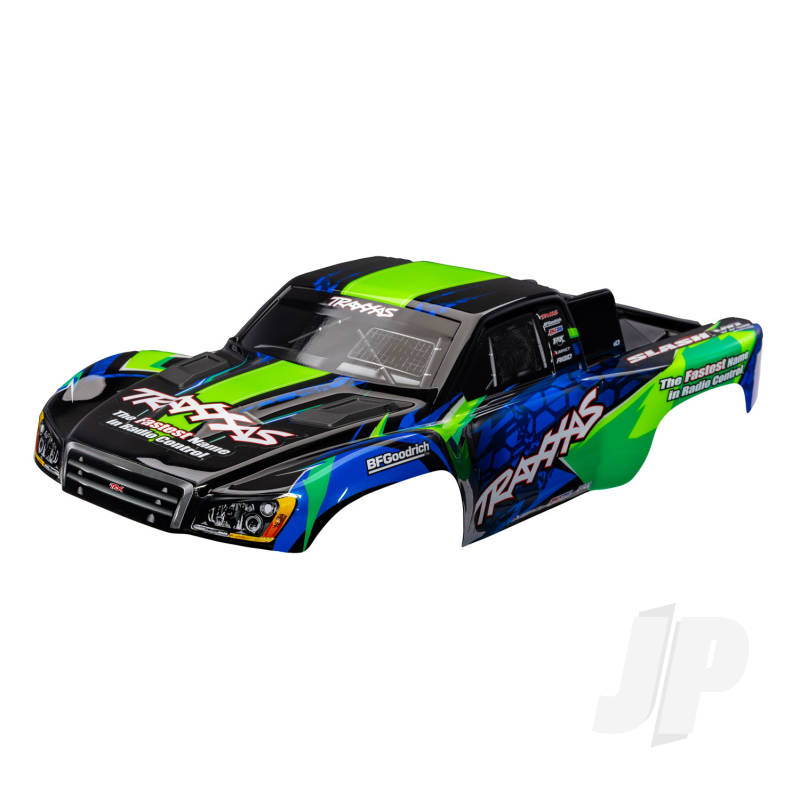 Traxxas Body Slash VXL Grn/Blue Clipless