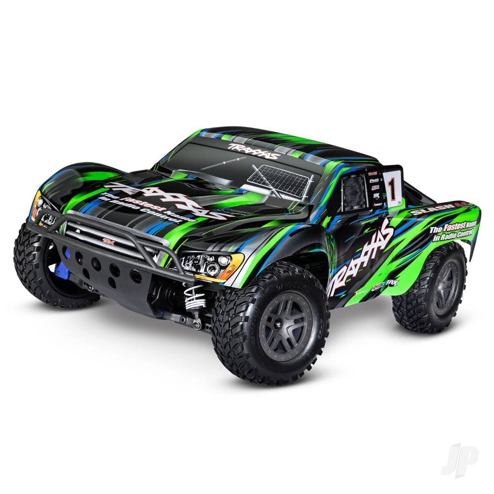 Slash 4X4 BL-2S 1:10 4WD RTR Brushless Electric Short Course Truck Green (+ TQ 2-ch BL-2s 3300kV)