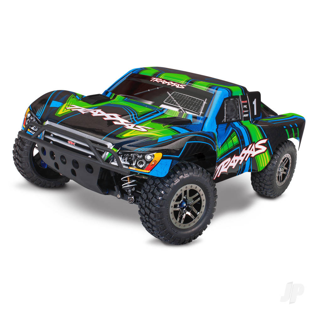 Slash Ultimate 4X4 VXL 1:10 4WD RTR Brushless Electric Short Course Truck Green (+ TQi 2-ch TSM VXL-3s Velineon 3500kV)