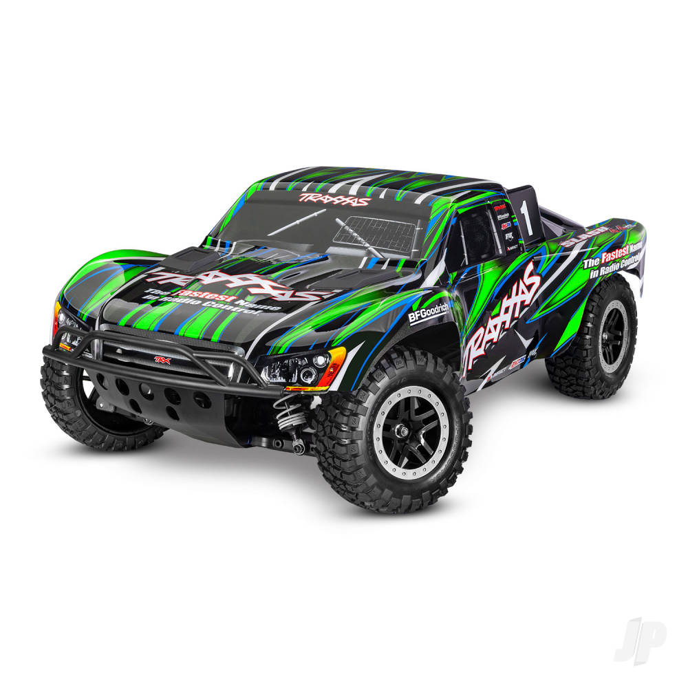 Slash VXL 1:10 4X4 RTR Short Course Truck Green (+ TQ 2-ch VXL-3S Velineon 3500kV Clipless)