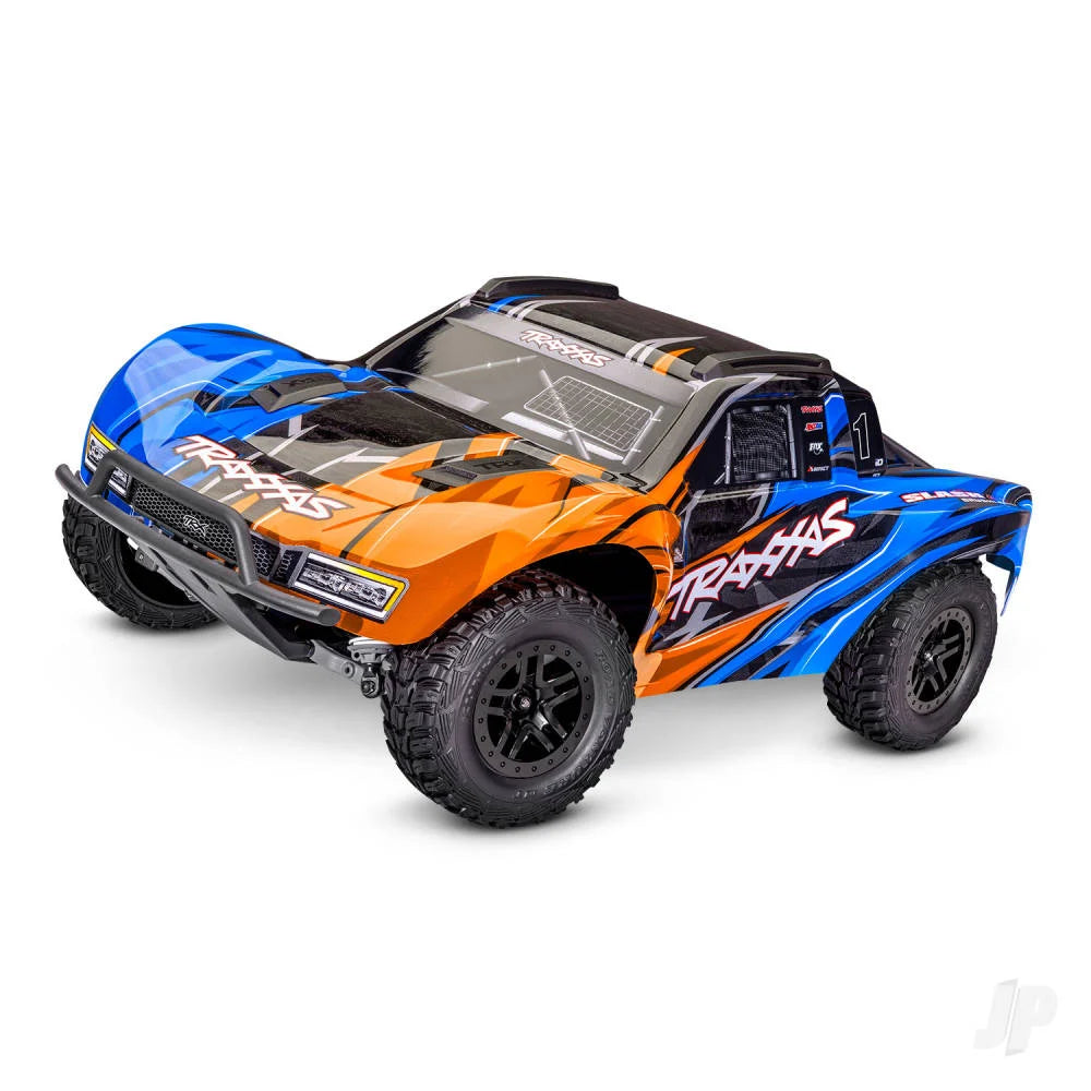 Traxxas Slash 4WD 1:10 4WD RTR Short Course Truck Orange (+ TQi Sport 2-ch - VX3 - Velineon V3200 - Clipless Body)