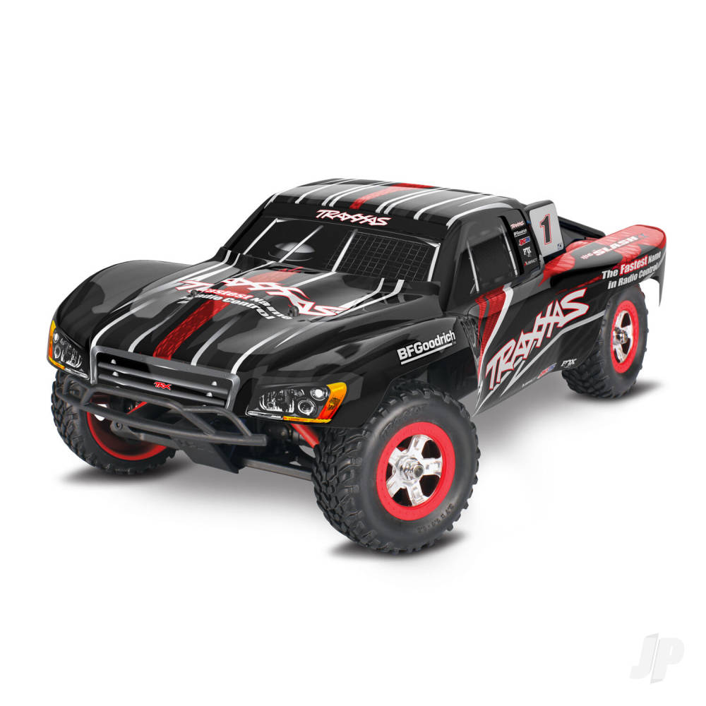 Slash 1:16 4X4 RTR Electric Short Course Truck Black ( +TQ 2-ch XL-2.5 Titan 550 6-Cell NiMH USB-C charger)
