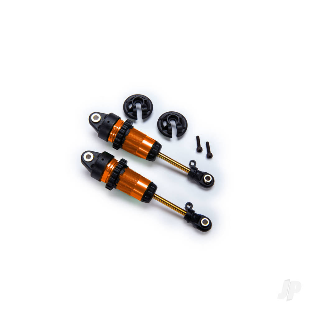 Shocks GTR long orange-anodised PTFE-coated bodies with TiN shafts (fully assembled without springs) (2)