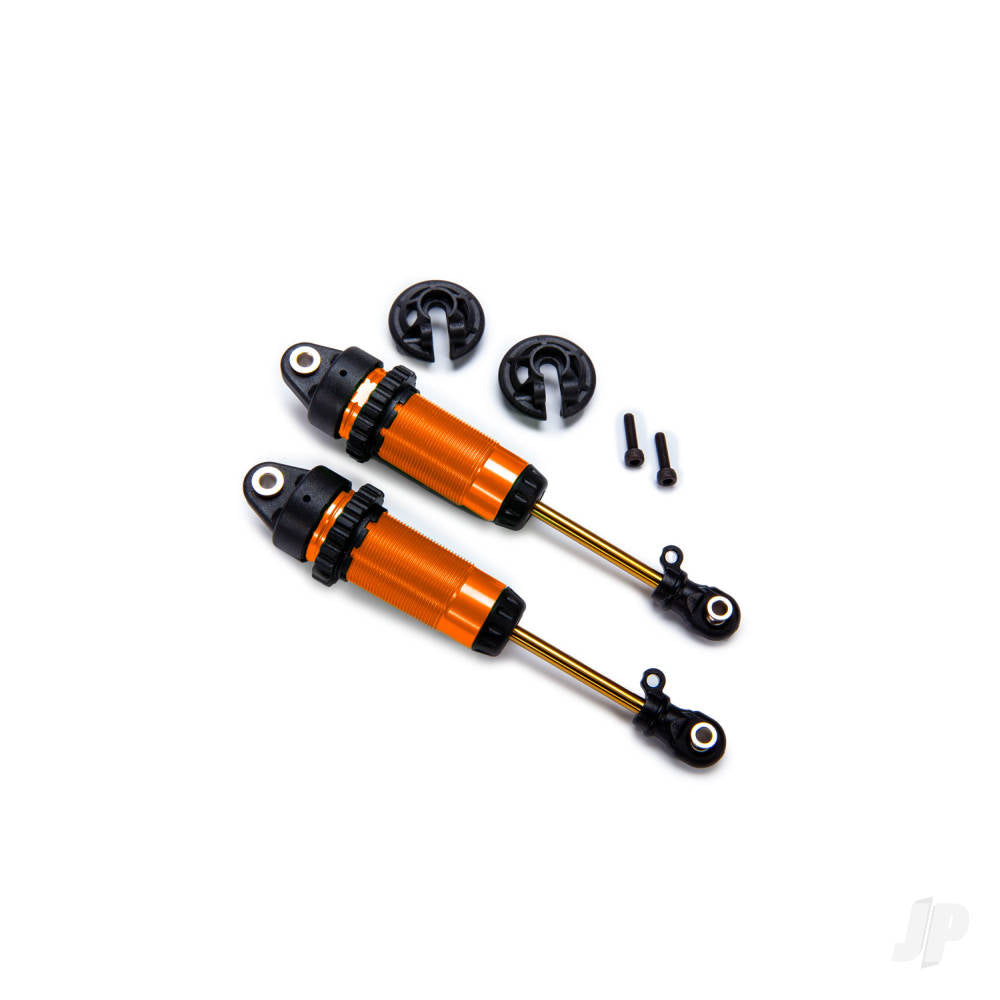Shocks GTR xx-long orange-anodised PTFE-coated bodies with TiN shafts (fully assembled without springs) (2)