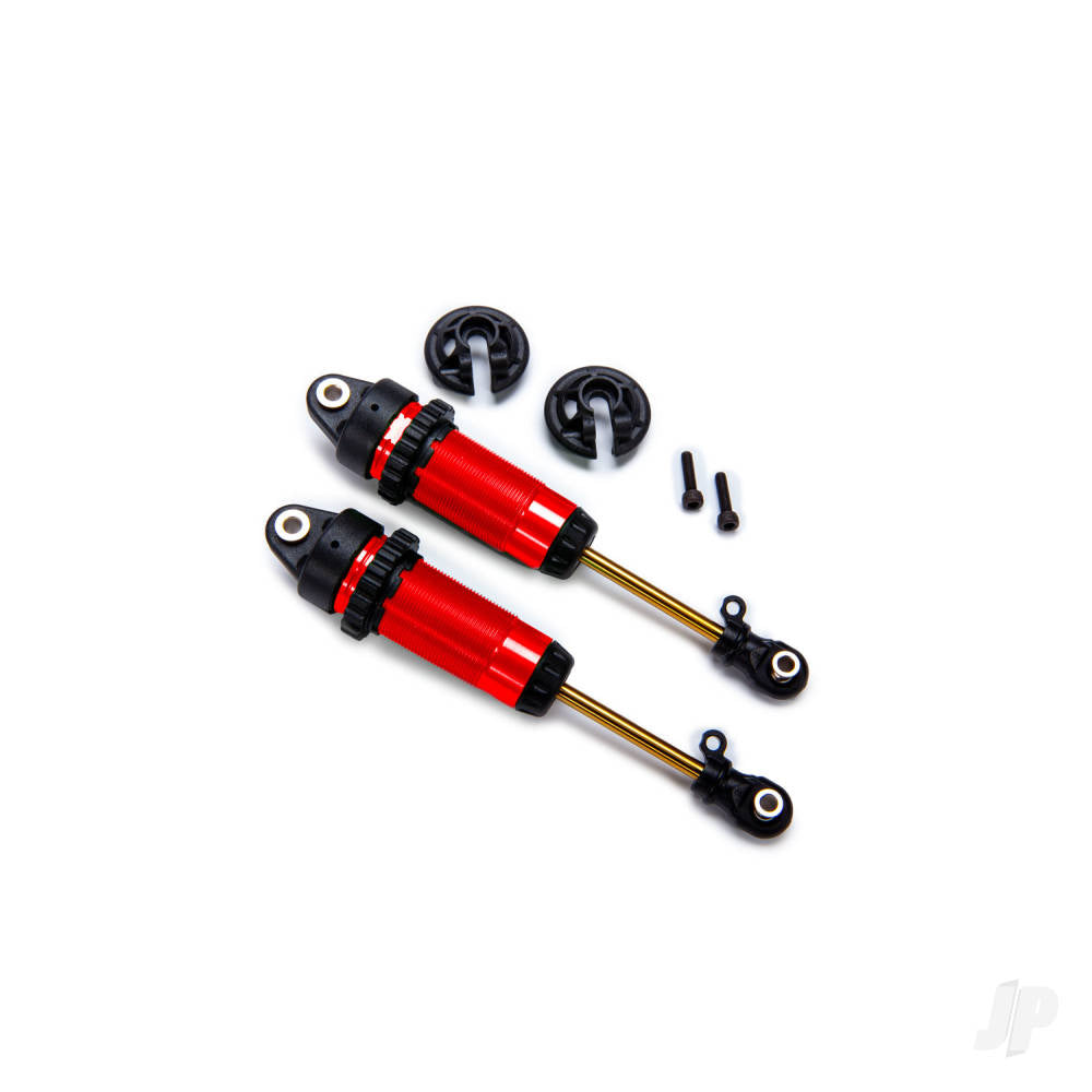 Shocks GTR xx-long red-anodised PTFE-coated bodies with TiN shafts (fully assembled without springs) (2)