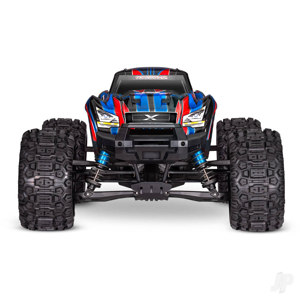 Traxxas X-Maxx Belted 1:6 8S 4WD Electric Monster Truck -Blue(+ TQi 2-ch/VXL-8s/Velineon 1200XL/TSM Belted Tyres)
