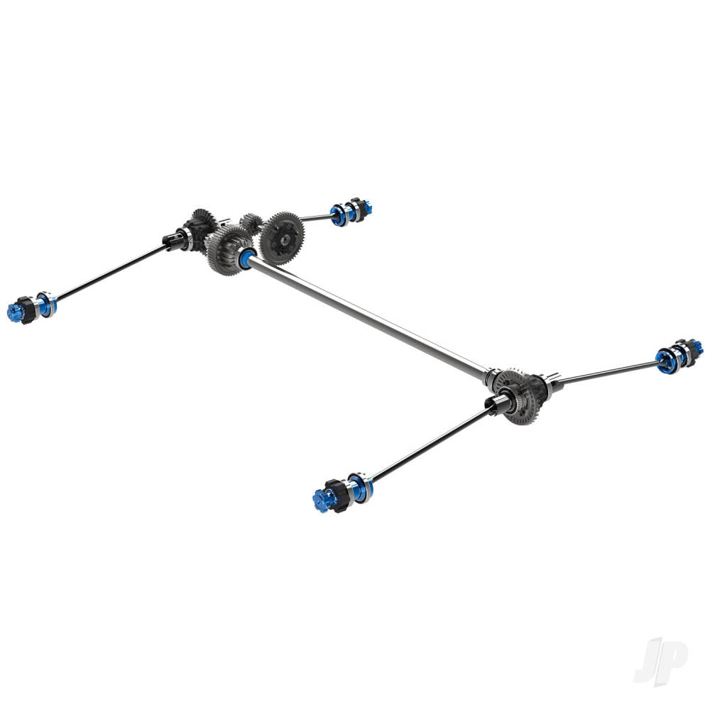 Traxxas X-Maxx Belted 1:6 8S 4WD Electric Monster Truck -Blue(+ TQi 2-ch/VXL-8s/Velineon 1200XL/TSM Belted Tyres)