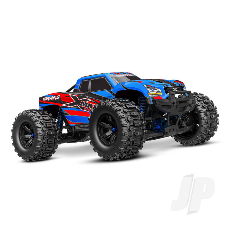 Traxxas X-Maxx Ultimate 1:6 8S 4WD Electric Monster Truck BlueX (+ TQi 2-ch Link VXL-8s Velineon 1200XL TSM)