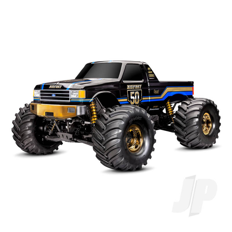 Traxxas X-Maxx Bigfoot 50th Anniversary 1:6 8S 4WD Electric Monster Truck (+ TQi 2-ch VXL-8s Velineon 1200XL TSM Belted Tyres)