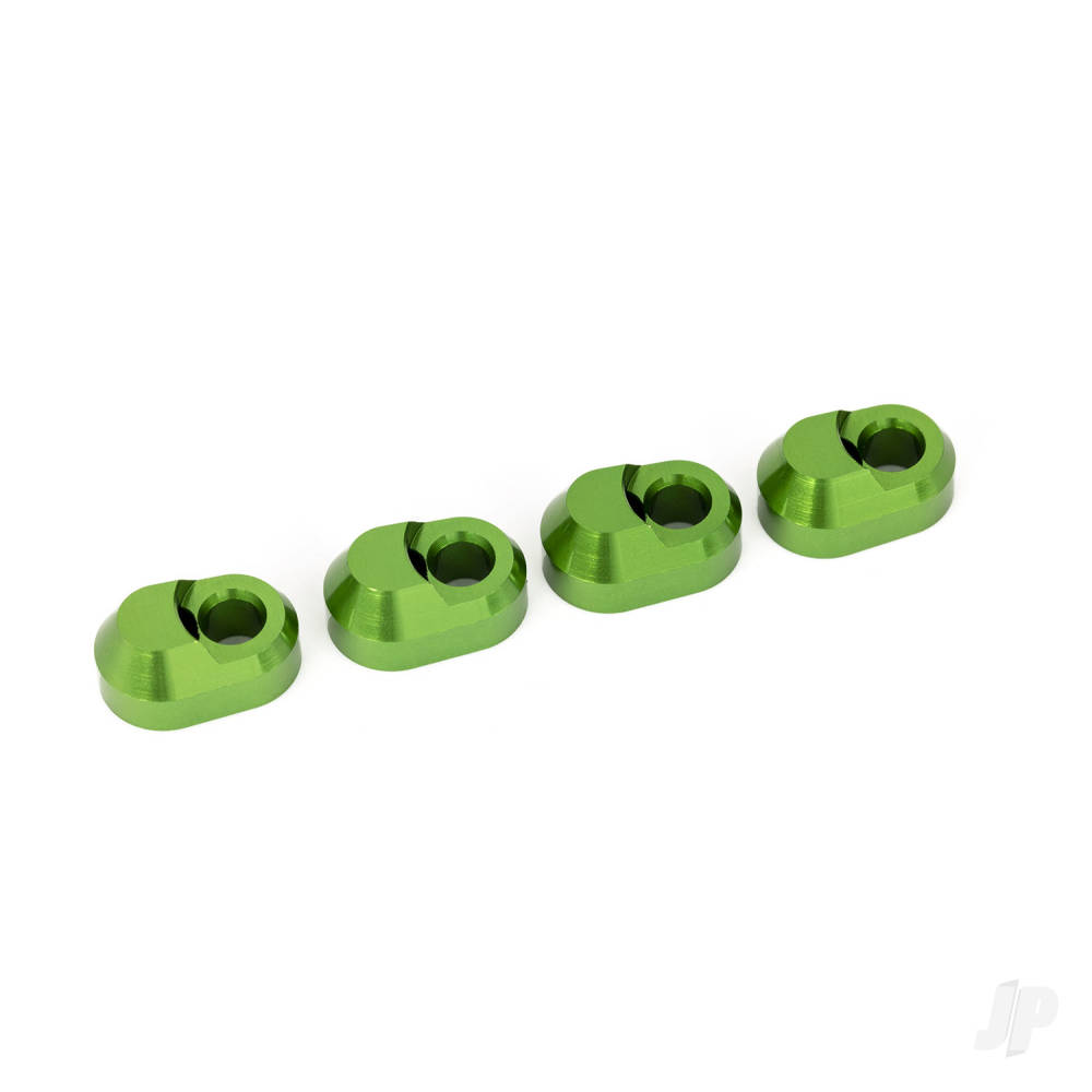 Suspension pin retainer 6061-T6 aluminium (green-anodised) (4)