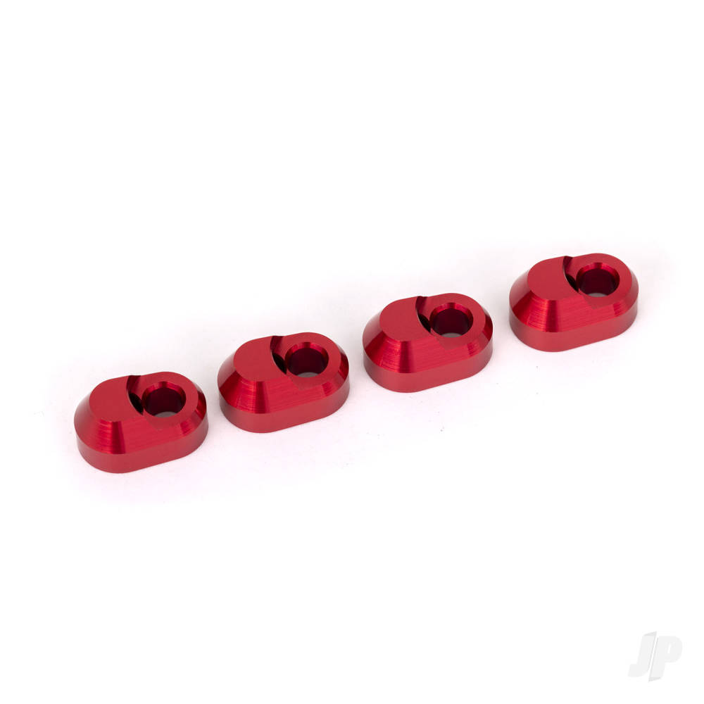 Suspension pin retainer 6061-T6 aluminium (red-anodised) (4)
