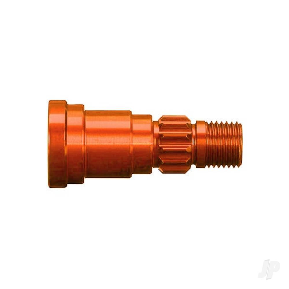 Stub Axle Aluminium Orange Anodised