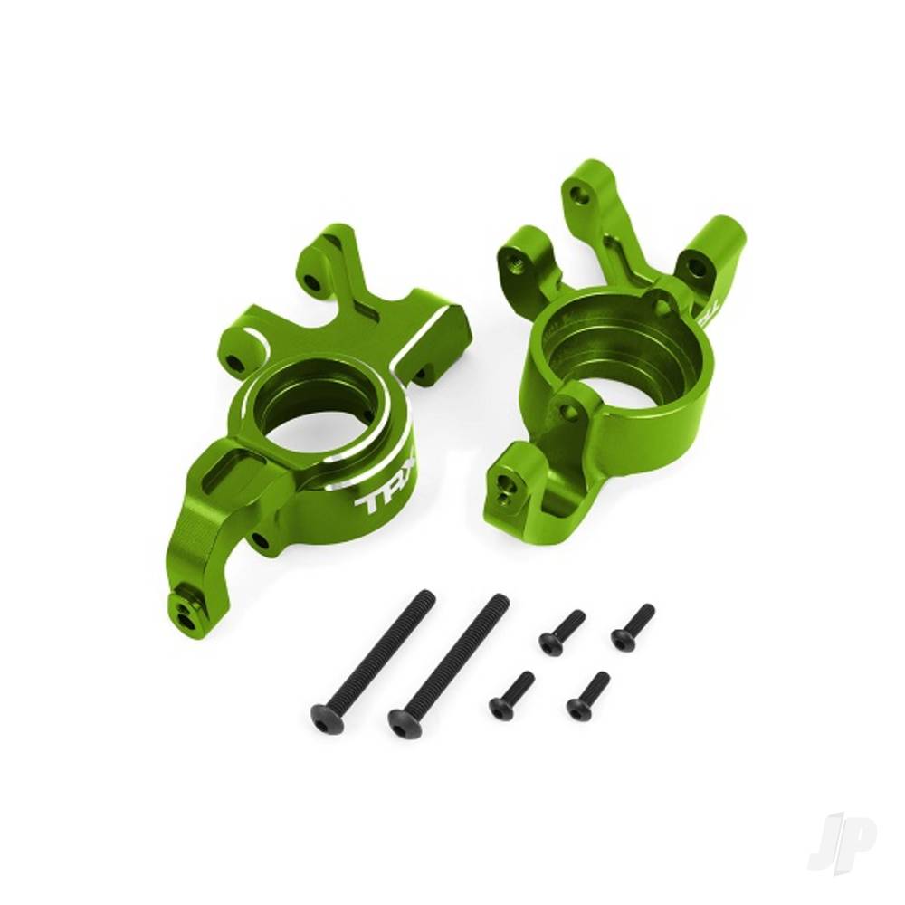 Steering blocks 6061-T6 aluminium (green-anodised) left & right