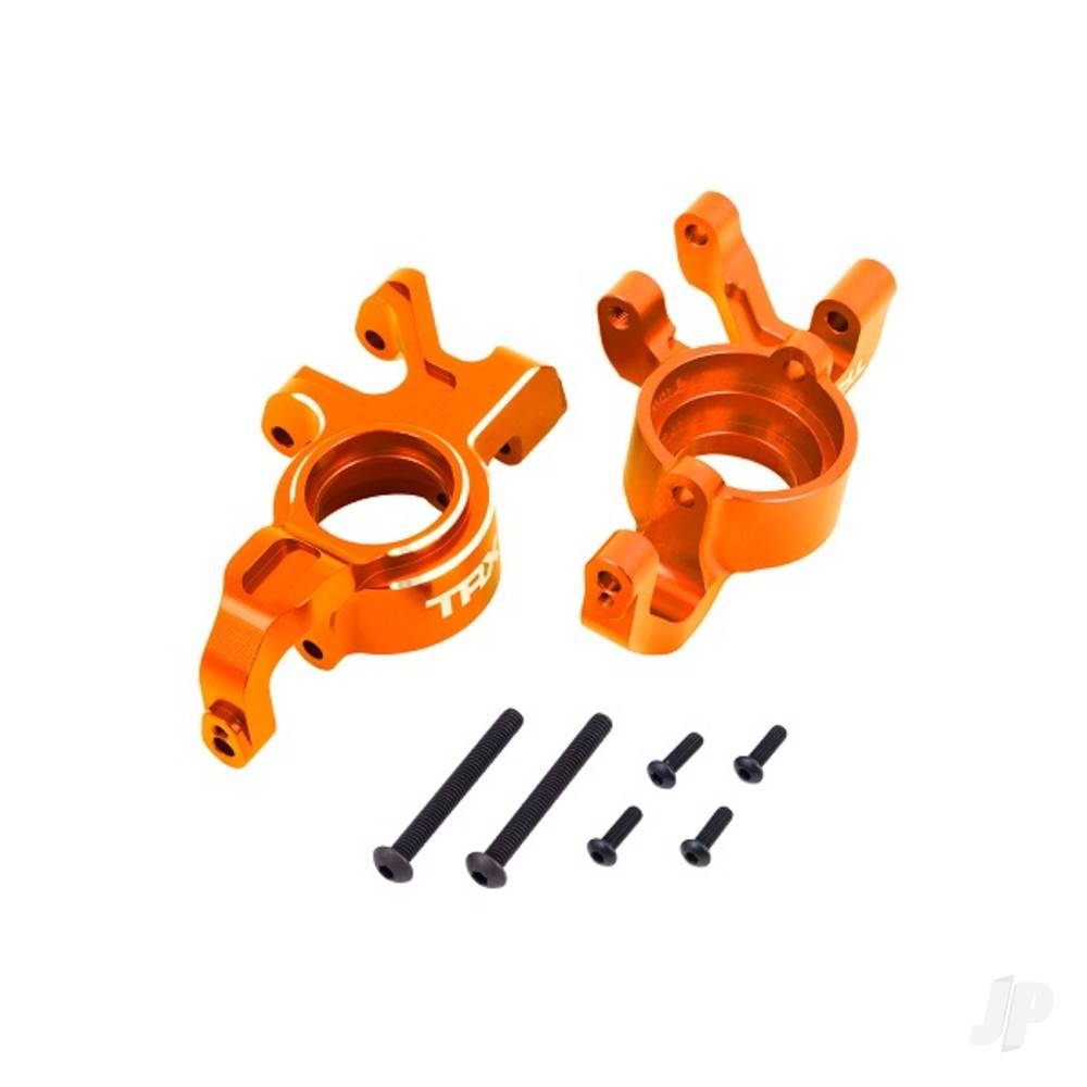 Steering blocks 6061-T6 aluminium (orange-anodised) left & right