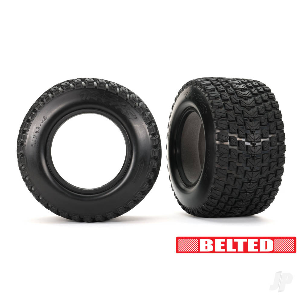 Tyres Gravix (belted dual profile (4.3in outer 5.7in inner)) (left & right)/ foam inserts (2)