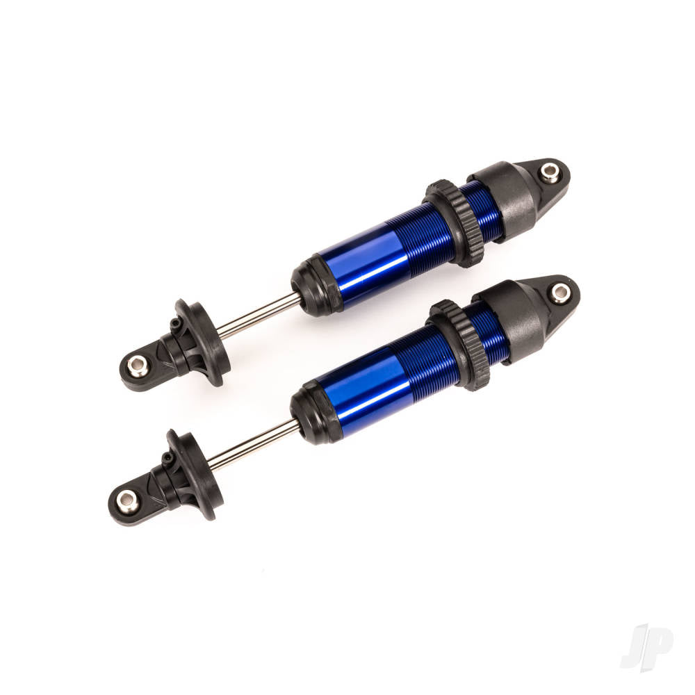 Shocks GTX medium (aluminium blue-anodised) (fully assembled w/o springs) (2)