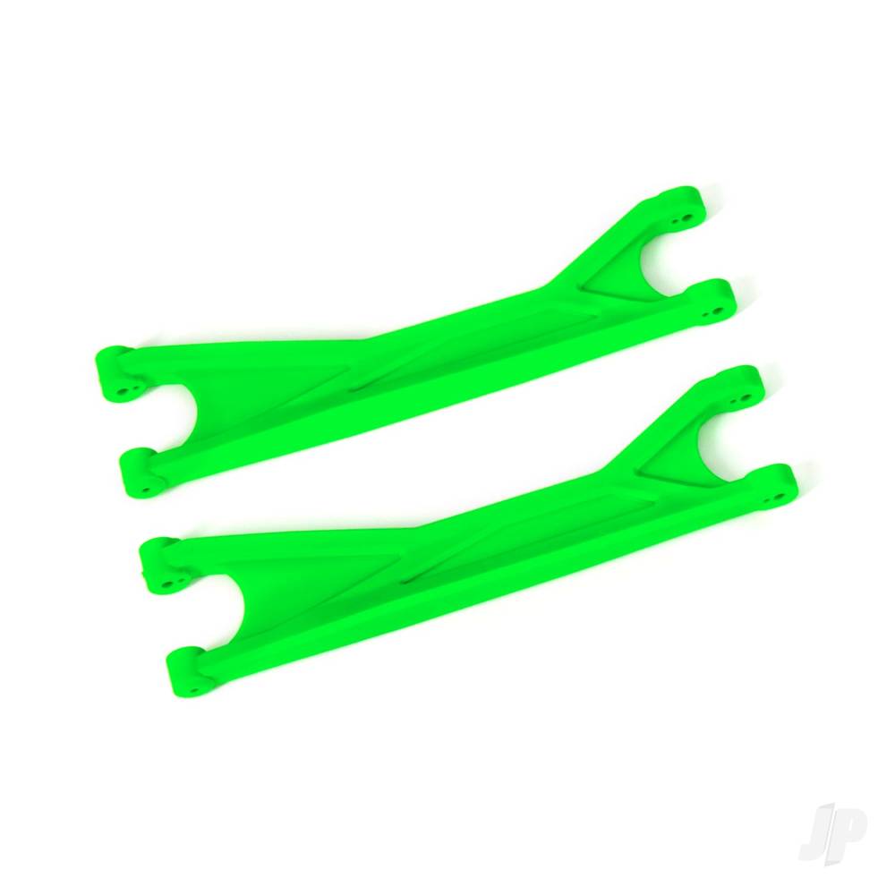 Suspension arms upper green (left or right front or rear) (2) (for use with #7895 X-Maxx WideMaxx suspension kit)