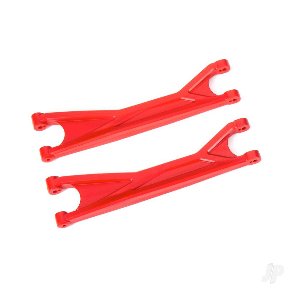 Suspension arms upper red (left or right front or rear) (2) (for use with #7895 X-Maxx WideMaxx suspension kit)