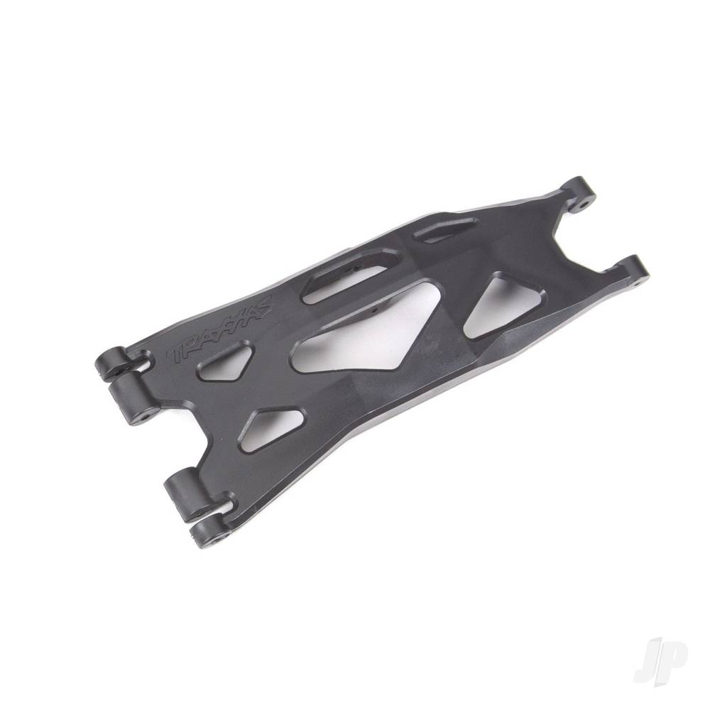 Suspension arm lower black (1) (left front or rear) (for use with #7895 X-Maxx WideMaxx suspension kit)