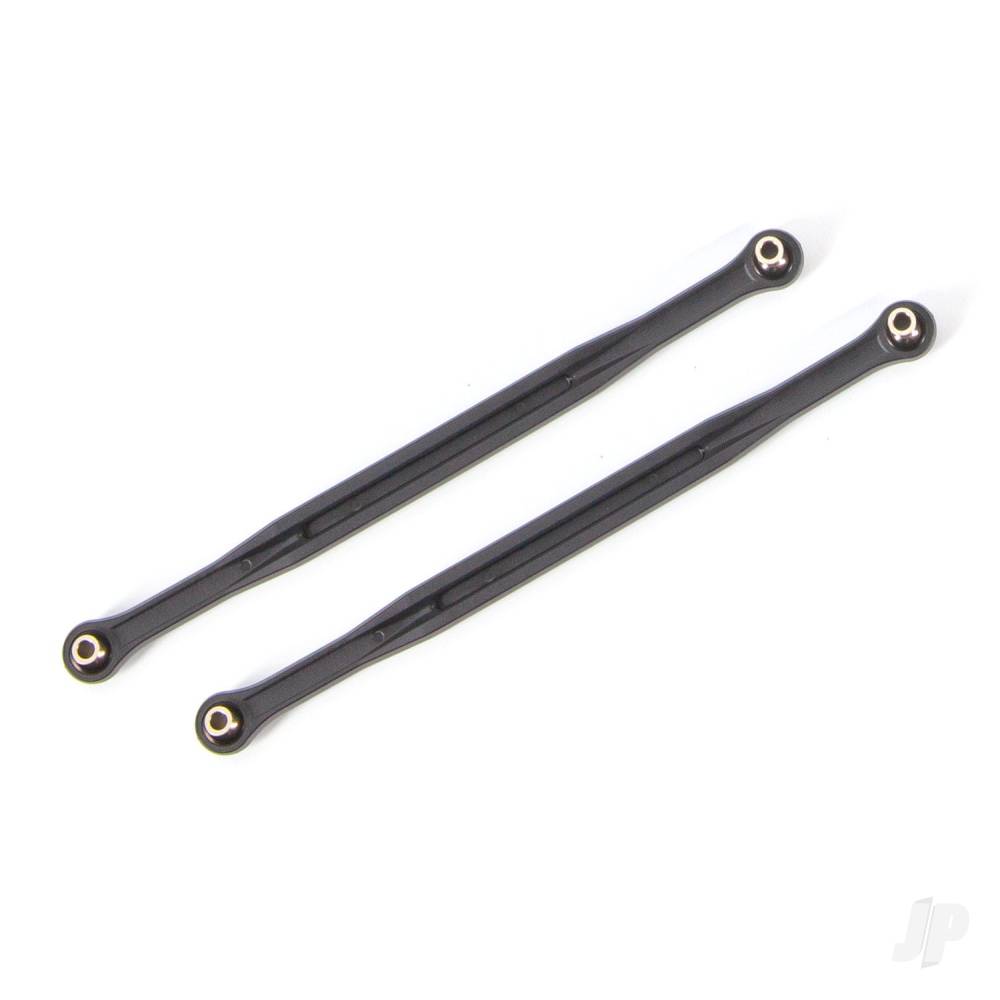 Toe links 202.5mm (187.5mm centre to Center) (black) (2) (for use with #7895 X-Maxx WideMaxx suspension kit)