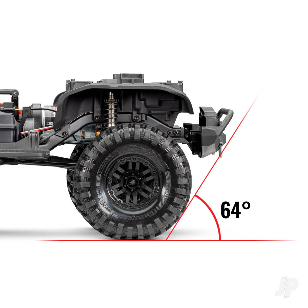 Traxxas TRX-4 Unassembled Chassis Kit 1:10 4WD Electric Trail Crawler (+ TQi 4-ch - XL-5 HV - Titan 550 - Clipless Body)