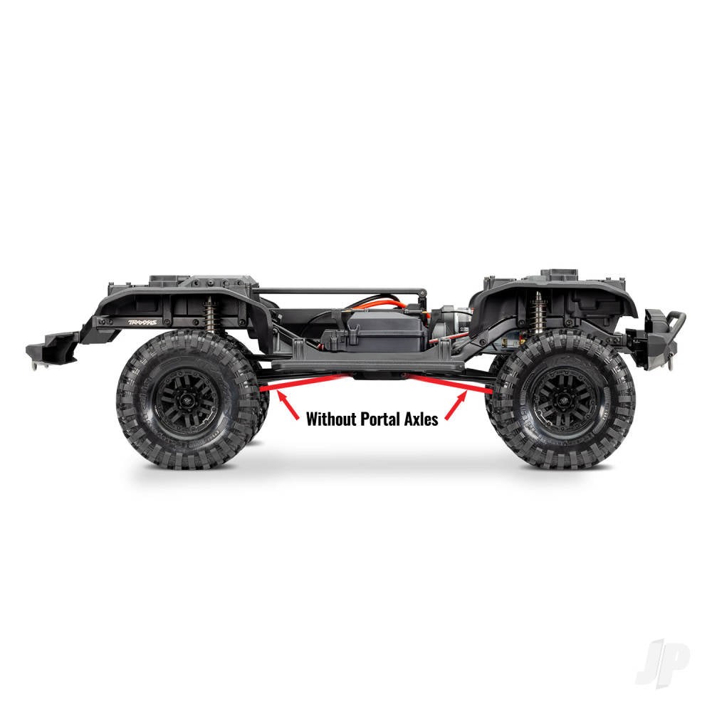Traxxas TRX-4 Unassembled Chassis Kit 1:10 4WD Electric Trail Crawler (+ TQi 4-ch - XL-5 HV - Titan 550 - Clipless Body)