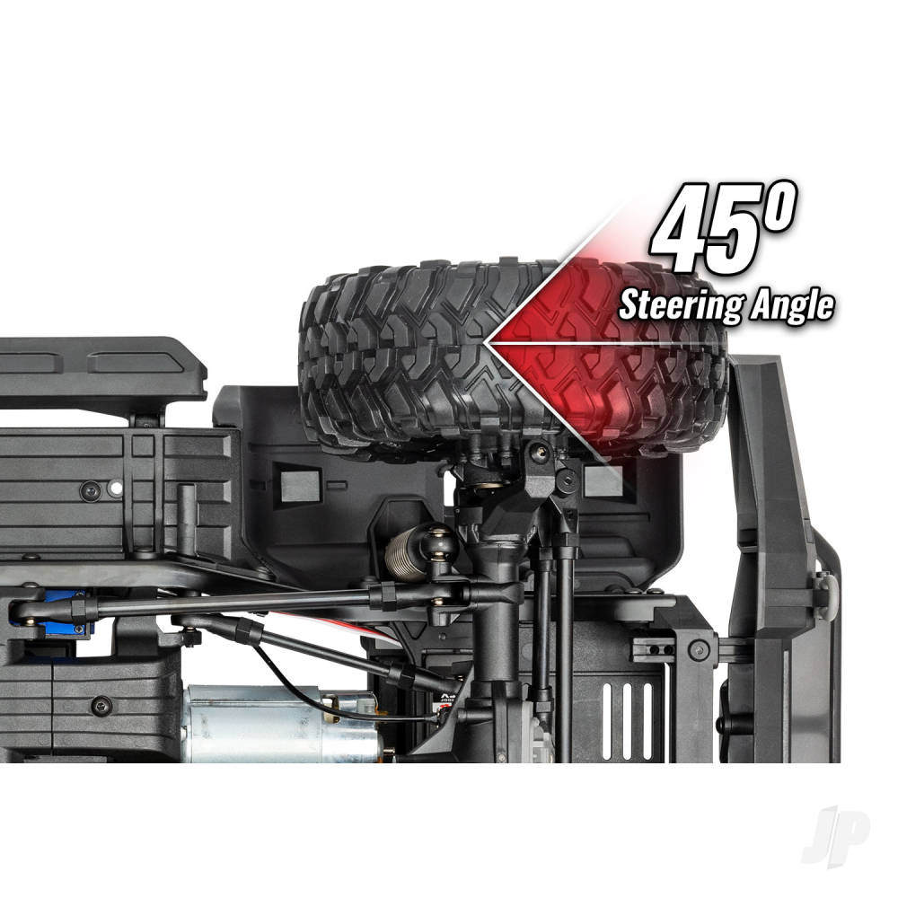 Traxxas TRX-4 Unassembled Chassis Kit 1:10 4WD Electric Trail Crawler (+ TQi 4-ch - XL-5 HV - Titan 550 - Clipless Body)