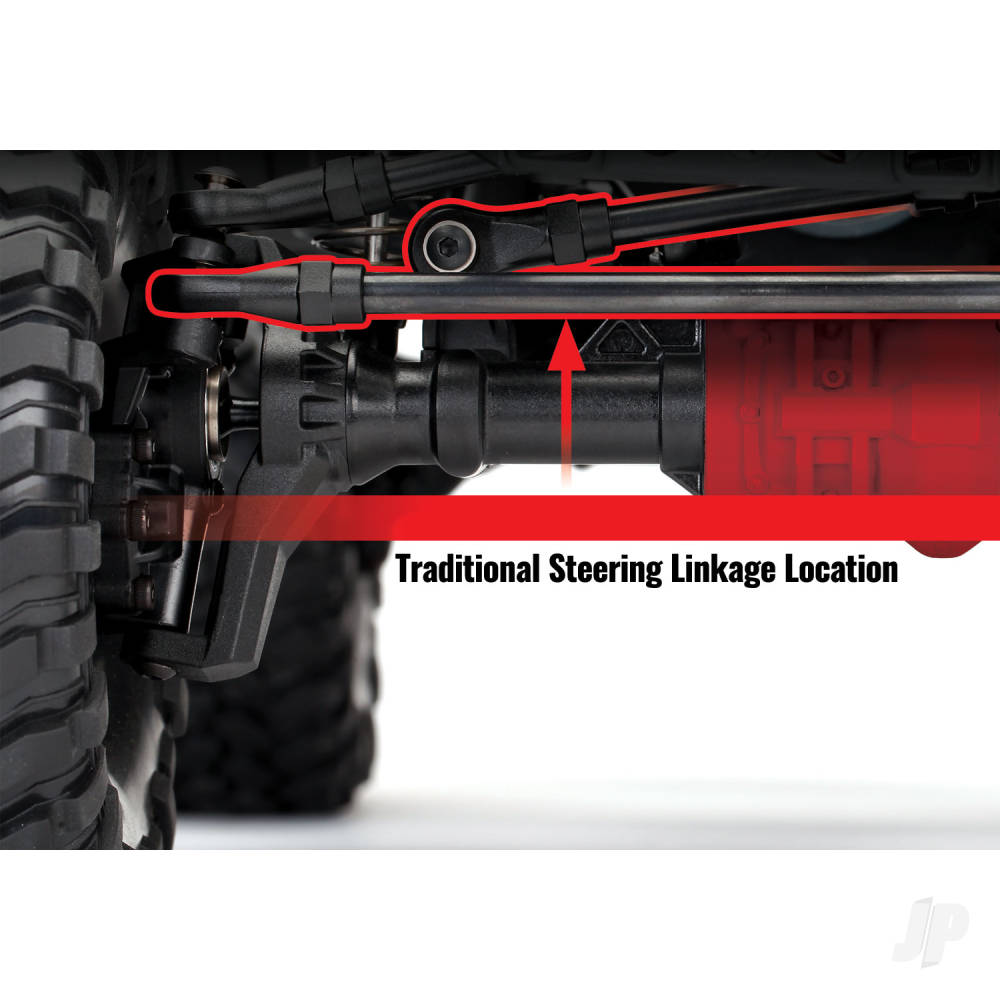 Traxxas TRX-4 Sport 1:10 4X4 Electric All-Terrain Crawler Truck Grey (+ TQ 2-ch XL-5 HV Titan 550 Clipless Body)