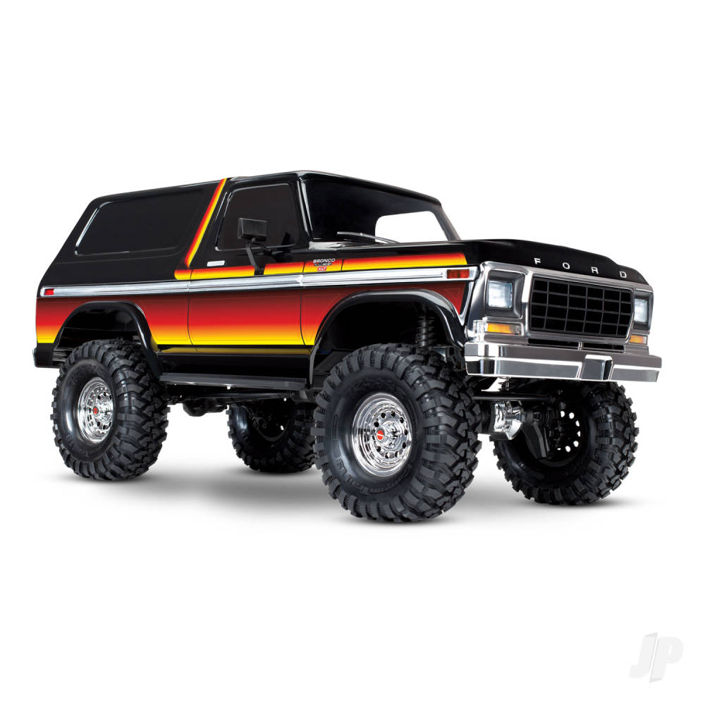 TRX-4 1979 Ford Bronco 1:10 4X4 Electric RTD All-Terrain Crawler Sun (+ TQ 2-ch XL-5 HV Titan 550 Clipless Body)