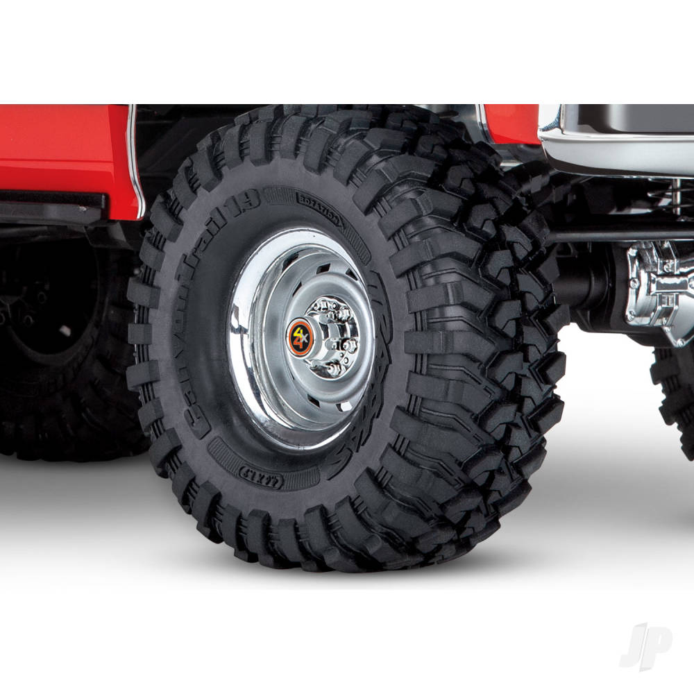 TRX-4 1979 Chevy Blazer 1:10 4X4 Electric All-Terrain Crawler Orange (+ TQ 2-ch XL-5 HV Titan 550 Clipless Body)