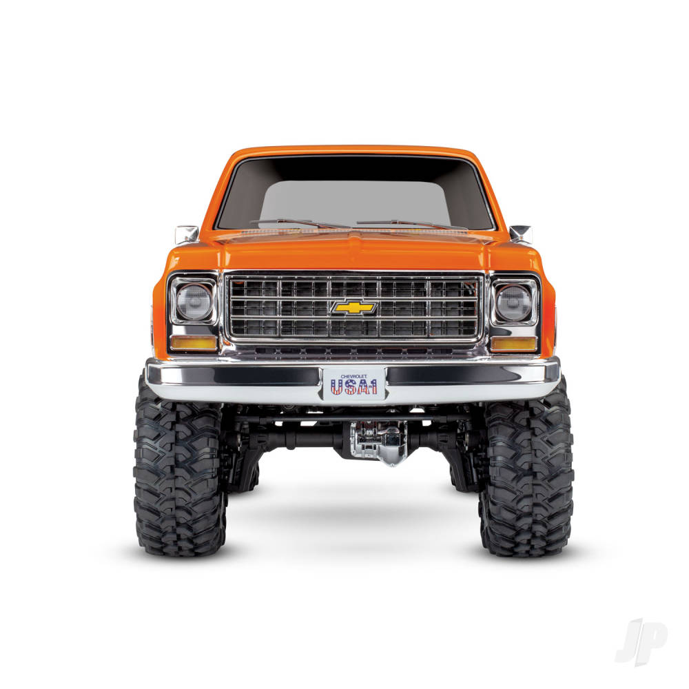 TRX-4 1979 Chevy Blazer 1:10 4X4 Electric All-Terrain Crawler Orange (+ TQ 2-ch XL-5 HV Titan 550 Clipless Body)