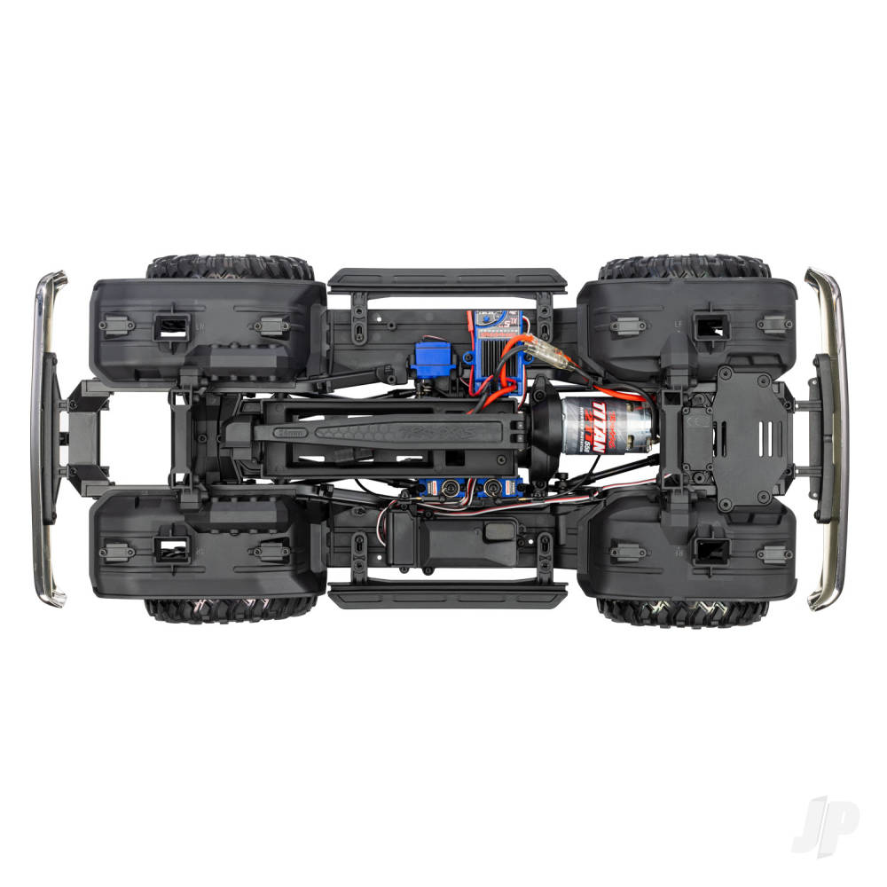 TRX-4 1979 Chevy Blazer 1:10 4X4 Electric All-Terrain Crawler Orange (+ TQ 2-ch XL-5 HV Titan 550 Clipless Body)