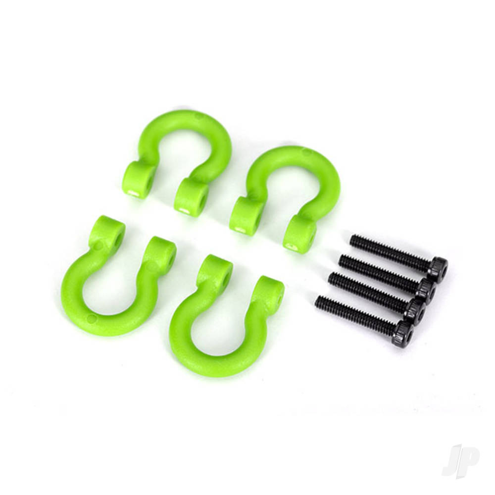 Bumper D-rings green (front or rear)/ 2.0x12 CS (4)