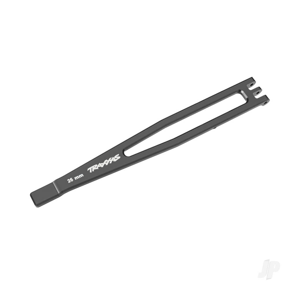 Battery hold-down 6061-T6 aluminium (gray-anodised)