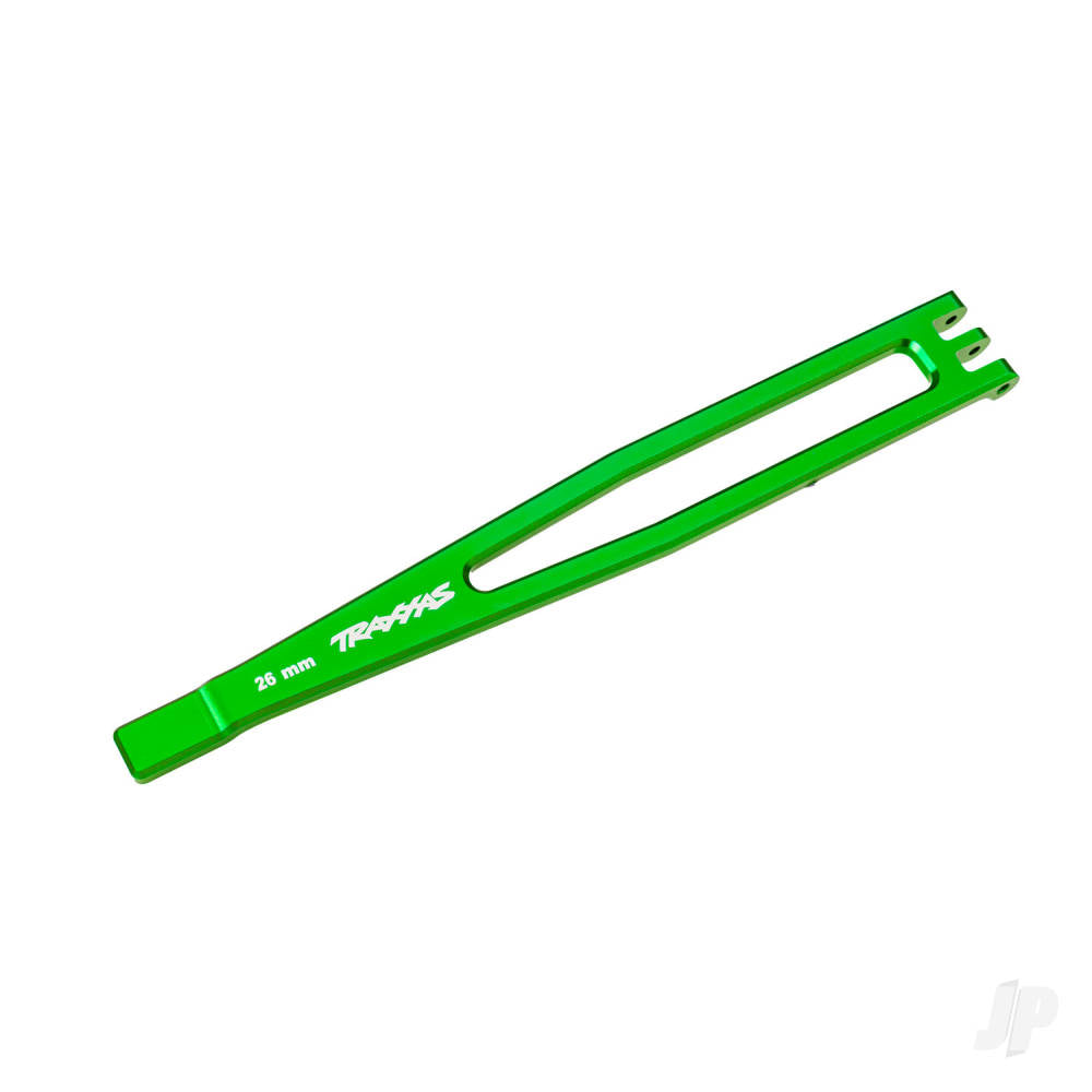 Battery hold-down 6061-T6 aluminium (green-anodised)