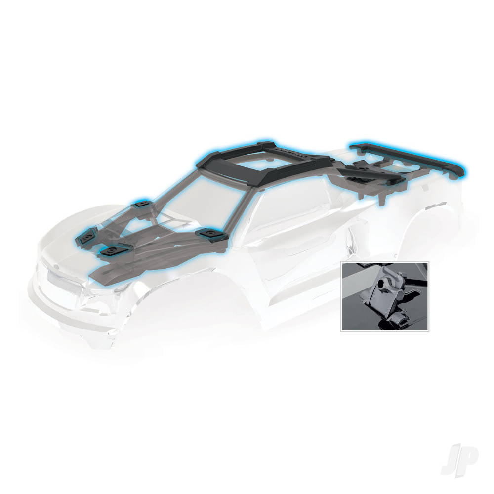 MAXX 4x4 Brushless Electric RTR Monster Truck (+ TQi 2-ch/ TSM/ VXL-4S/ Velineon 540X BLUE - used MODELL/ WideMaxx)