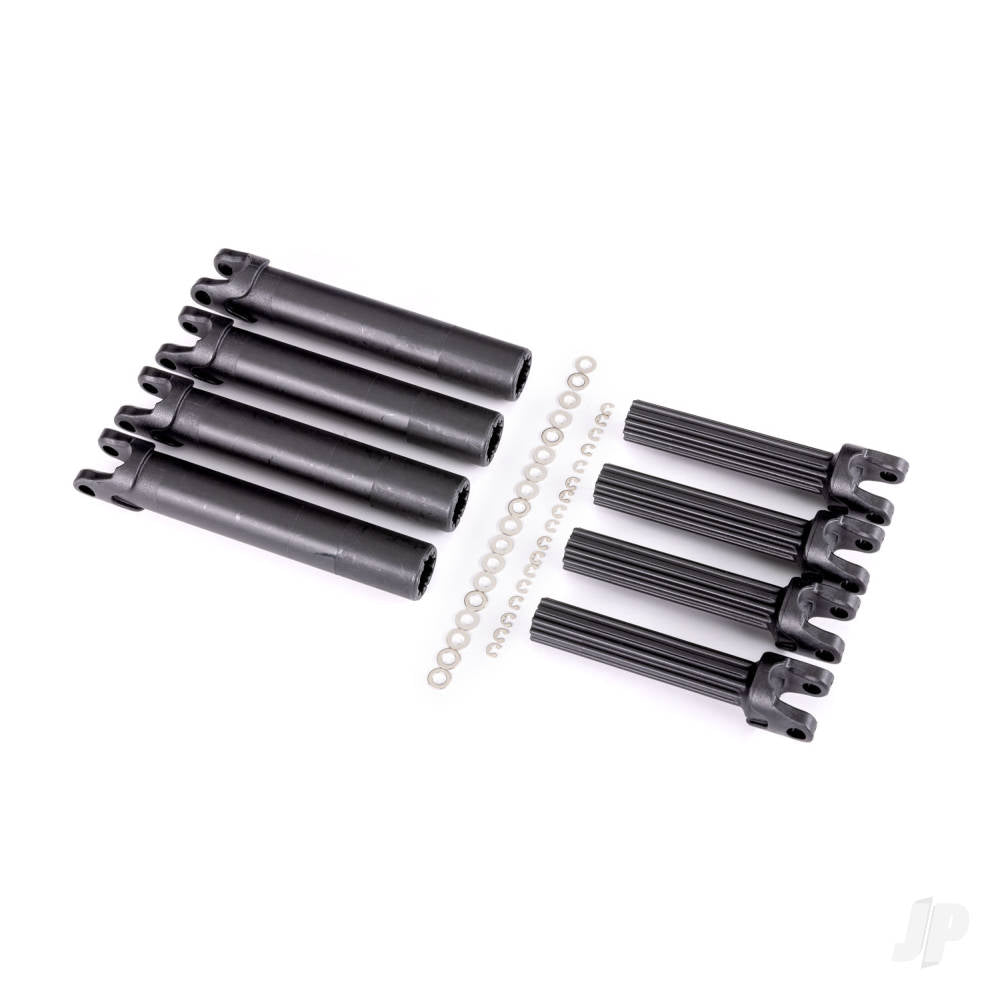 Half shaft set left or right (plastic parts only) (internal splined half shaft/ external splined half shaft) (4 assemblies) (for use with #8995 WideMaxx suspension kit)
