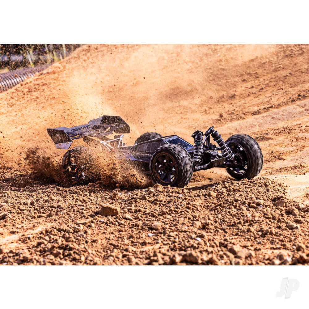 Jato 4X4 BL-2S 1:8 4WD RTR Racing Buggy Black (+ TQ 2-ch BL-2S 3300kV Clipless Body)