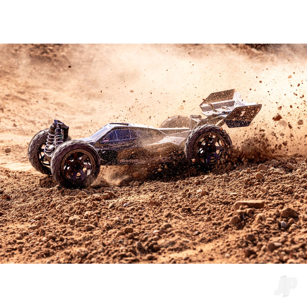 Jato 4X4 BL-2S 1:8 4WD RTR Racing Buggy Black (+ TQ 2-ch BL-2S 3300kV Clipless Body)