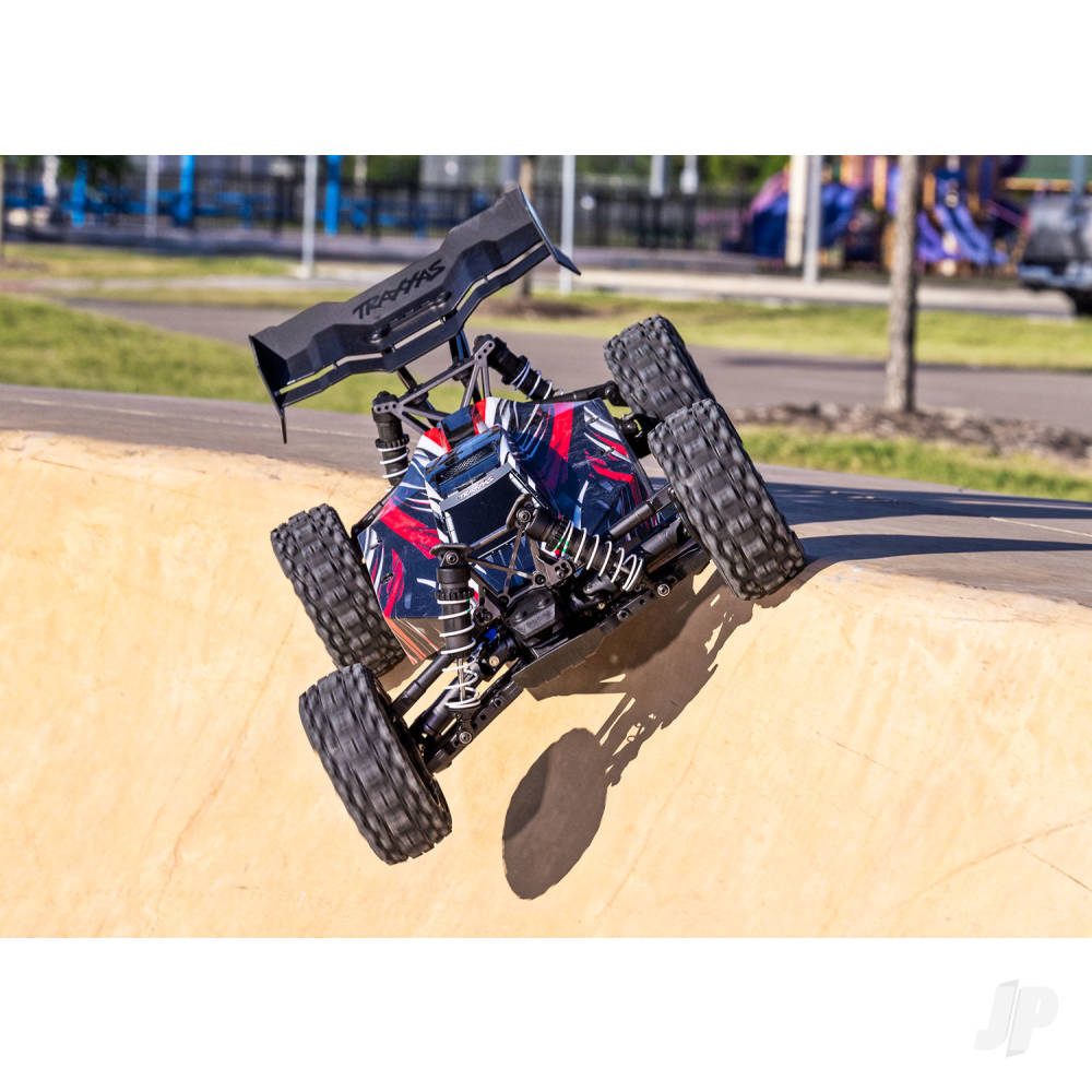 Traxxas Jato 4X4 BL-2S 1:8 4WD RTR Racing Buggy - Red (+ TQ 2-ch - BL-2S - 3300kV - Clipless Body)