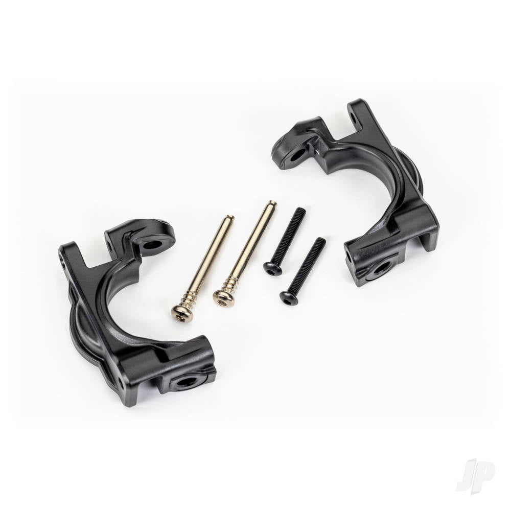 Caster blocks (c-hubs) extreme heavy duty black (left & right)/ 3x32mm hinge pins (2)/ 3x20mm BCS (2) (for use with #9080 upgrade kit)