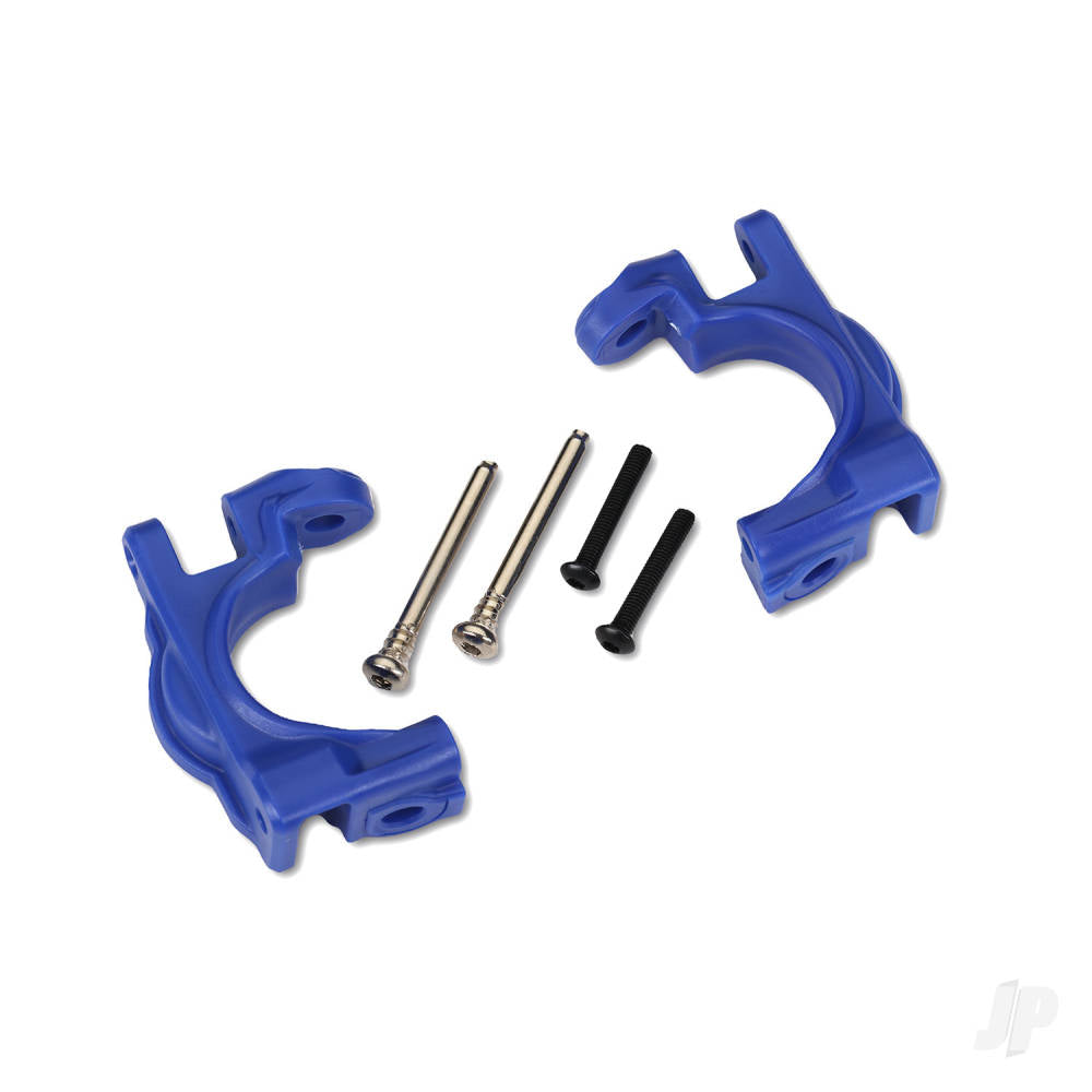 Caster blocks (c-hubs) extreme heavy duty blue (left & right)/ 3x32mm hinge pins (2)/ 3x20mm BCS (2) (for use with #9080 upgrade kit)