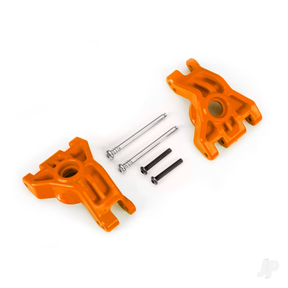 Carriers stub axle rear extreme heavy duty orange (left & right)/ 3x41mm hinge pins (2)/ 3x20mm BCS (2) (for use with #9080 upgrade kit)