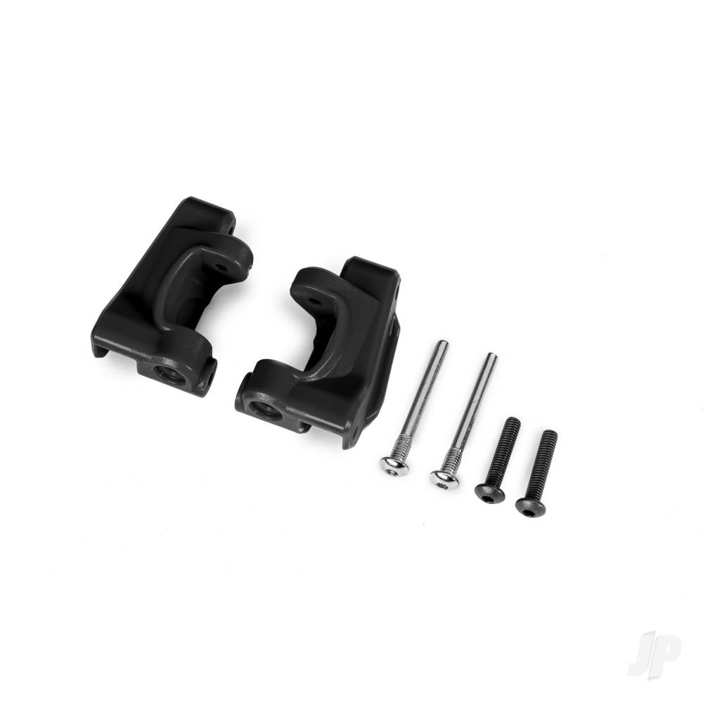 Caster blocks (c-hubs) extreme heavy duty black (left & right)/ 3x26mm hinge pins (2)/ 3x15mm BCS (2) (for use with #9182 upgrade kit)