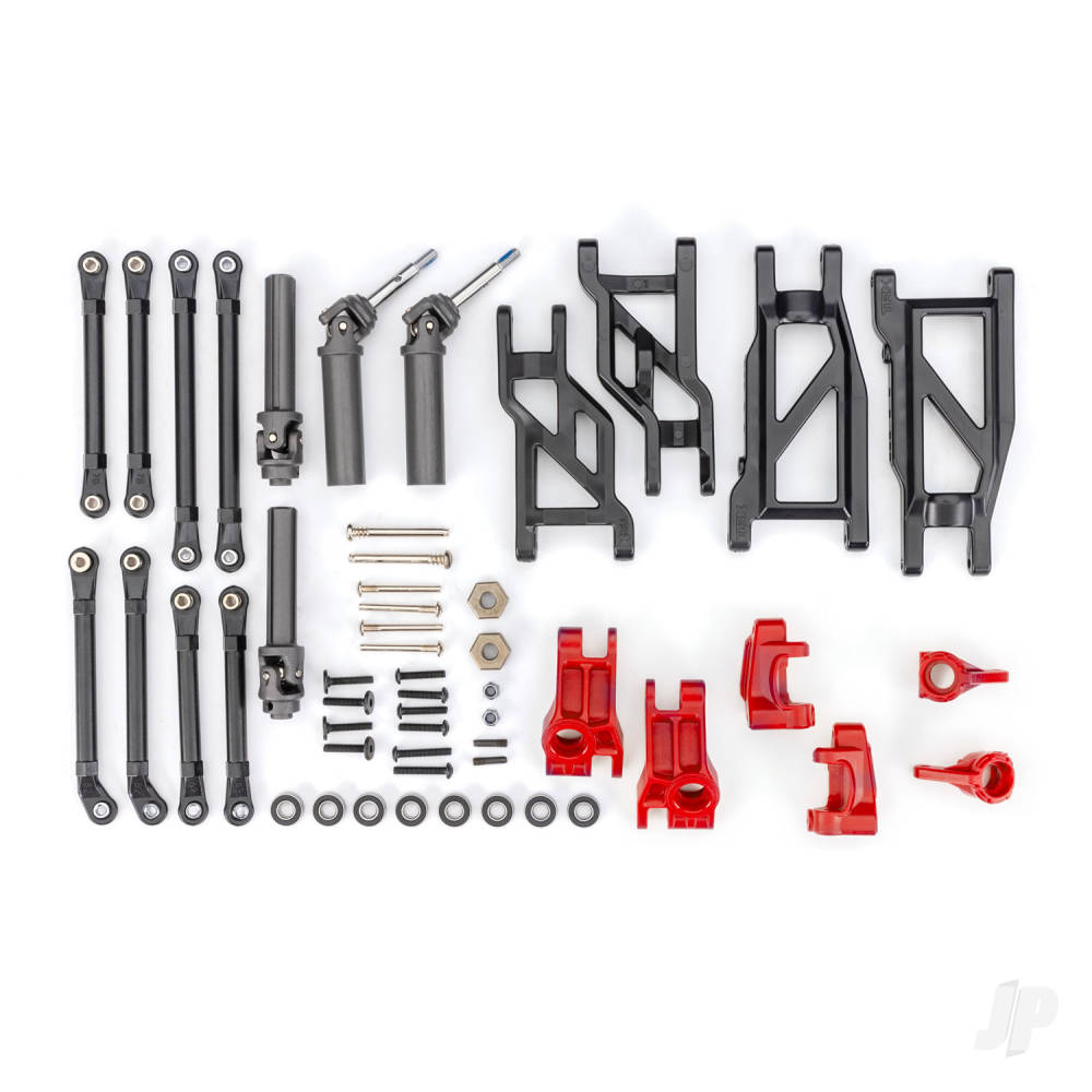 Outer Driveline & Suspension Upgrade Kit extreme heavy duty red (fits Rustler 2WD or Stampede 2WD)