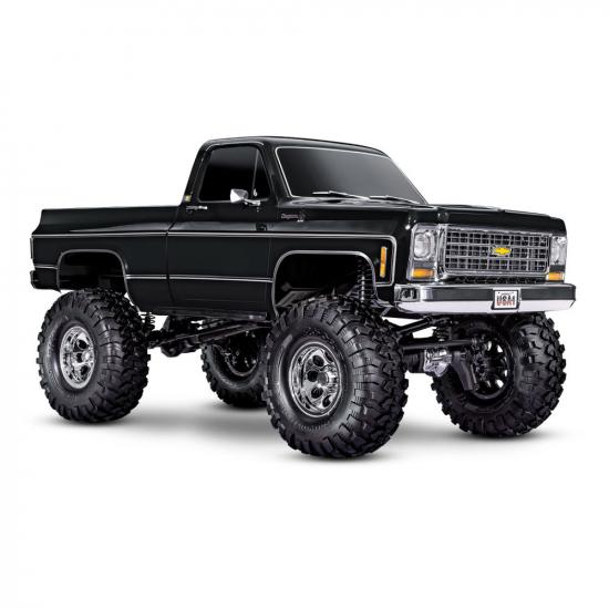 TRX-4 1979 Chevrolet K10 Truck 1:10 4WD Electric Trail Crawler Black (+ TQi 4-ch XL-5 HV Titan 550)