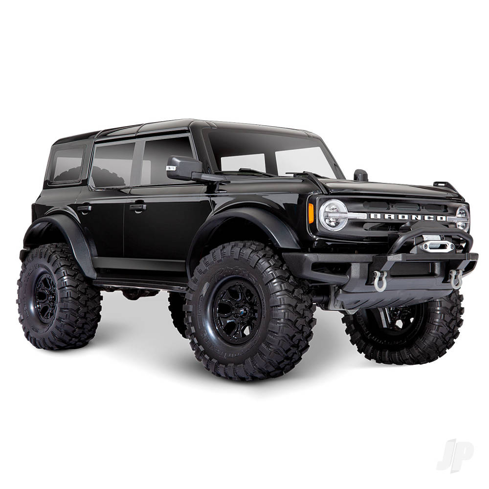 Shadow Black TRX-4 2021 Ford Bronco 1:10 4X4 Electric Scale & Trail Crawler (+ TQi 4-ch XL-5 HV Titan 550)